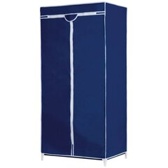 Текстильный шкаф для одежды Alpina, синий цена и информация | Шкафы | hansapost.ee