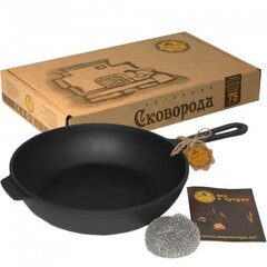Чугунная сковорода, 28 см, подходит для Kamado цена и информация | Посуда для приготовления пищи | hansapost.ee