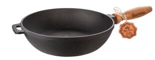 Чугунная сковорода, 28 см, подходит для Kamado цена и информация | Cковородки | hansapost.ee