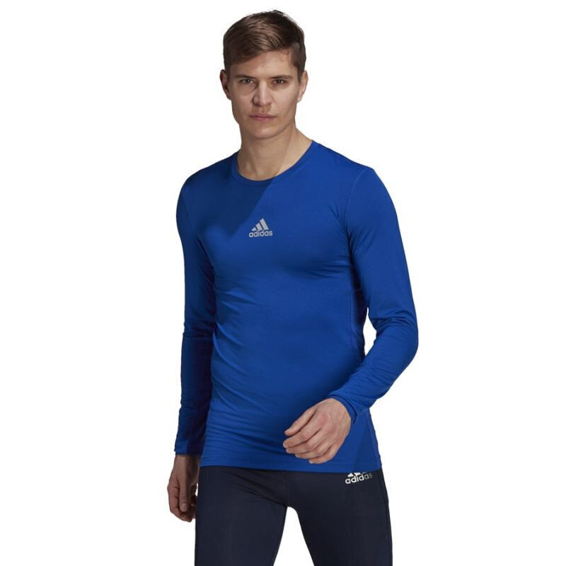 Meeste T-särk Adidas Techfit LS Top M GU7335, sinine hind ja info | T-särgid meestele | hansapost.ee