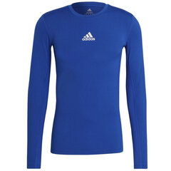 Футболка мужская Adidas Techfit LS Top M GU7335, синяя цена и информация | Мужские футболки | hansapost.ee