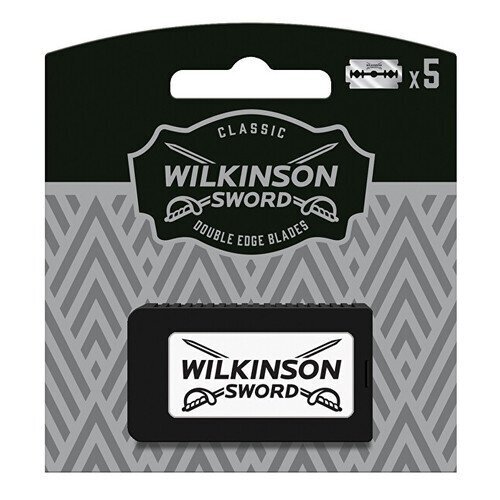 Asenduspardlid Wilkinson Sword Double Edge Blade 5 tk price and information | Raseerimisvahendid | hansapost.ee