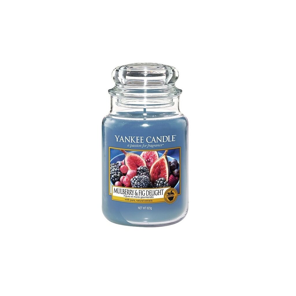 Lõhnaküünal Yankee Candle Large Jar Mulberry & Fig Delight 623 g цена и информация | Küünlad, küünlajalad | hansapost.ee
