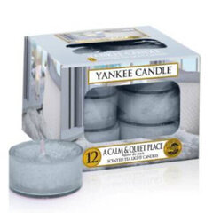 <p>Ароматическая свеча Yankee Candle A Calm & Quiet Place, 12 x 9.8 г</p>
 цена и информация | Свечи, подсвечники | hansapost.ee