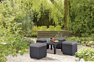 Aiatool - hoiukast Cube padjaga, pruun price and information | Garden chairs, balcony chairs | hansapost.ee