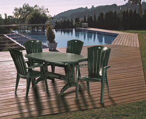 Садовый стул Santorini, бежевый цена и информация | Садовые стулья, кресла, пуфы | hansapost.ee