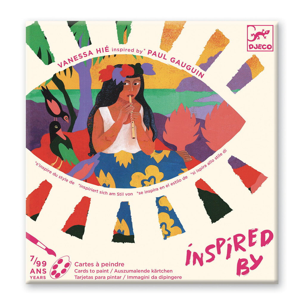 Inspiratsioon - Värvimine - Polüneesia, DJECO DJ09372 hind ja info | Arendavad laste mänguasjad | hansapost.ee