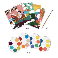 Pаскраска Inspired By Полинезия, DJECO DJ09372 цена и информация | Развивающие игрушки для детей | hansapost.ee