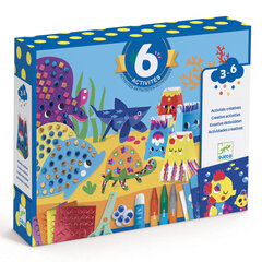 Набор «Морской мир» для творчества с 6 занятиями, DJECO DJ09294 цена и информация | Развивающие игрушки для детей | hansapost.ee