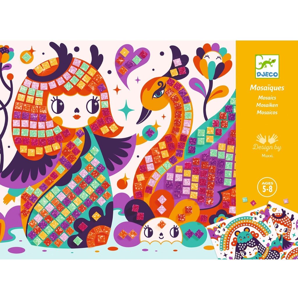 Mosaiigid – Kokeshi, DJECO DJ08904 hind ja info | Arendavad laste mänguasjad | hansapost.ee