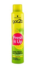 Kuivšampoon Schwarzkopf Got2b Extra Fresh 200 ml цена и информация | Шампуни | hansapost.ee