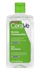 Puhastav mitsellaarvesi CeraVe Micellar Cleansing Water 295 ml hind ja info | Näopuhastusvahendid | hansapost.ee