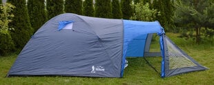 Туристическая палатка Royokamp Cool на 4 человека, серо-голубая цена и информация | Палатки | hansapost.ee