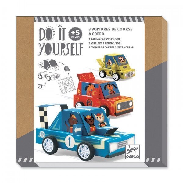 Isetegemine - Võidusõidu autod - Grand Prix, Djeco DJ07932 hind ja info | Arendavad laste mänguasjad | hansapost.ee