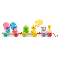 Деревянный поезд - Радужный поезд, DJECO DJ06326 цена и информация | Игрушки для малышей | hansapost.ee