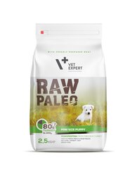 Сухой беззерновой корм Raw Paleo для щенков мелких пород Puppy Mini, 2,5 кг цена и информация | Сухой корм для собак | hansapost.ee