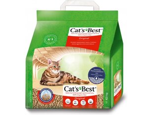 Наполнитель туалетов для животных Cats Best Oko Plus, 10 л комкующийся цена и информация | Наполнители для кошачьих туалетов | hansapost.ee