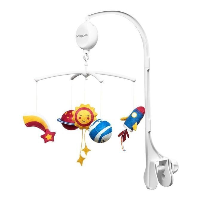 BabyOno muusikaline karussell, kosmos, 794 цена и информация | Beebide mänguasjad | hansapost.ee