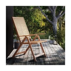 Kokkupandav aiatool Solaris, pruun цена и информация | Садовые стулья, кресла, пуфы | hansapost.ee
