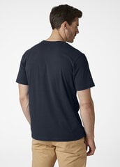 Helly Hansen мужская футболка Logo, синяя цена и информация | Мужские футболки | hansapost.ee