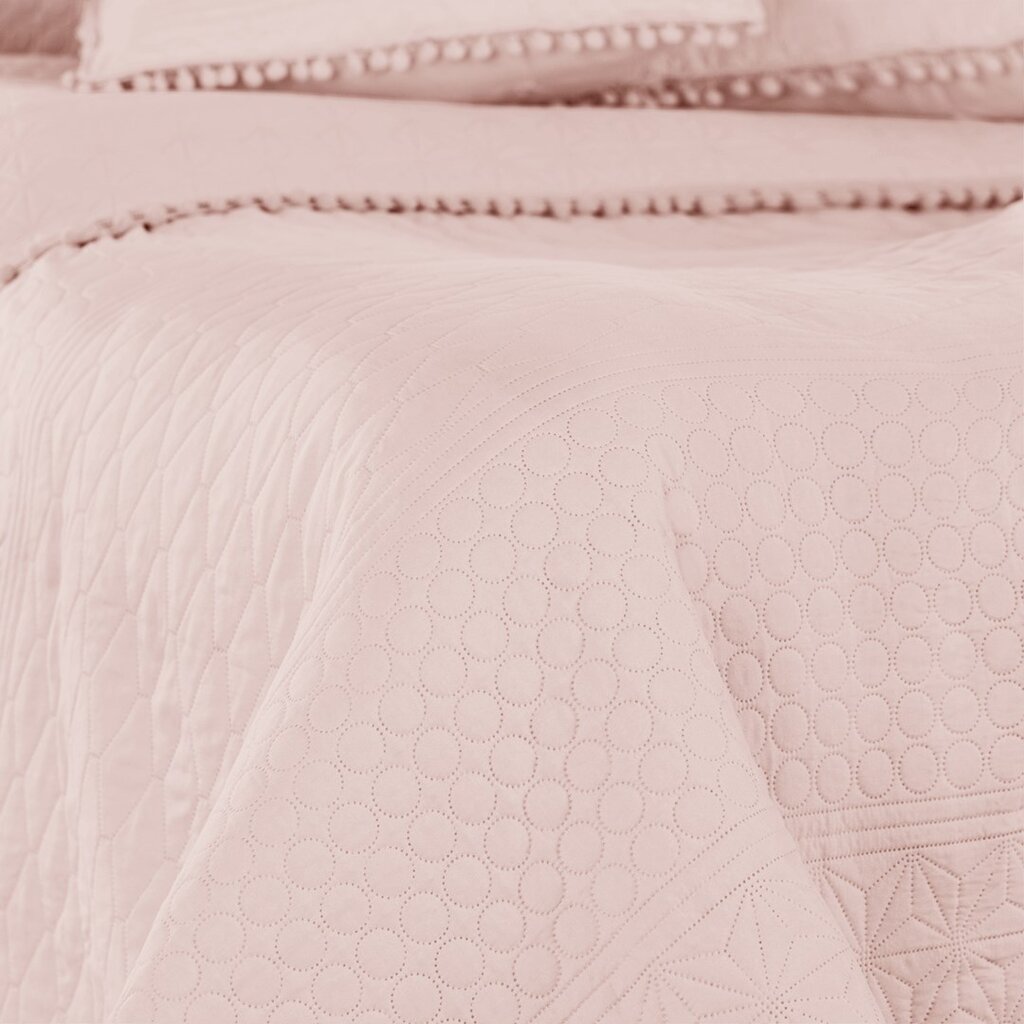 AmeliaHome tepitud voodikate koos tuttidega Meadore, 200x220 cm hind ja info | Pleedid, voodikatted ja päevatekid | hansapost.ee