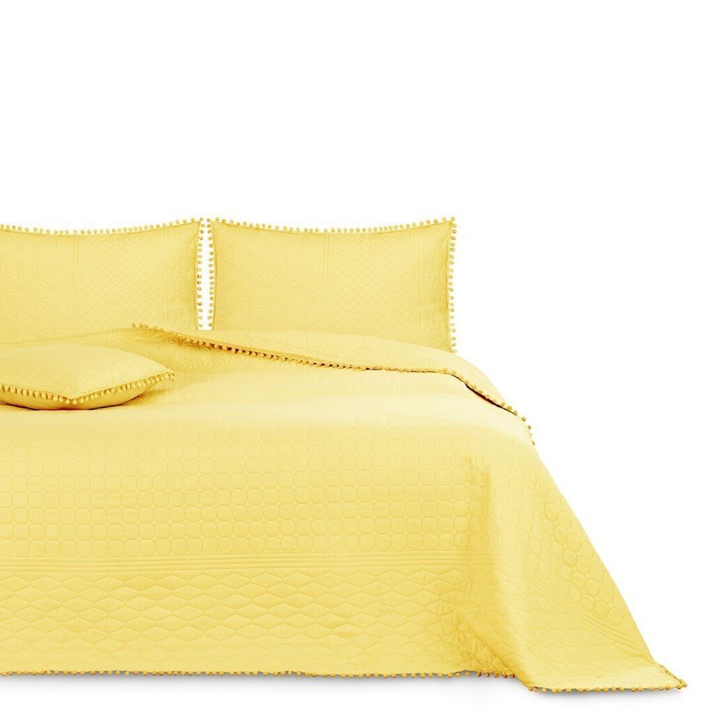 AmeliaHome tepitud voodikate koos tuttidega Meadore, 220x240 cm hind ja info | Pleedid, voodikatted ja päevatekid | hansapost.ee