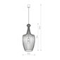 Nowodvorski Lighting rippvalgusti 8847 Luksor Black L цена и информация | Rippvalgustid | hansapost.ee