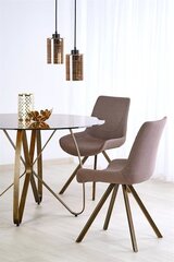 Söögilauakomplekt Halmar Lungo + K290, pruun цена и информация | Комплекты мебели для столовой | hansapost.ee