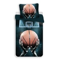 Voodipesukomplekt Basketball 140 x 200 cm + padjapüür 70 x 90 cm hind ja info | Laste voodipesu | hansapost.ee