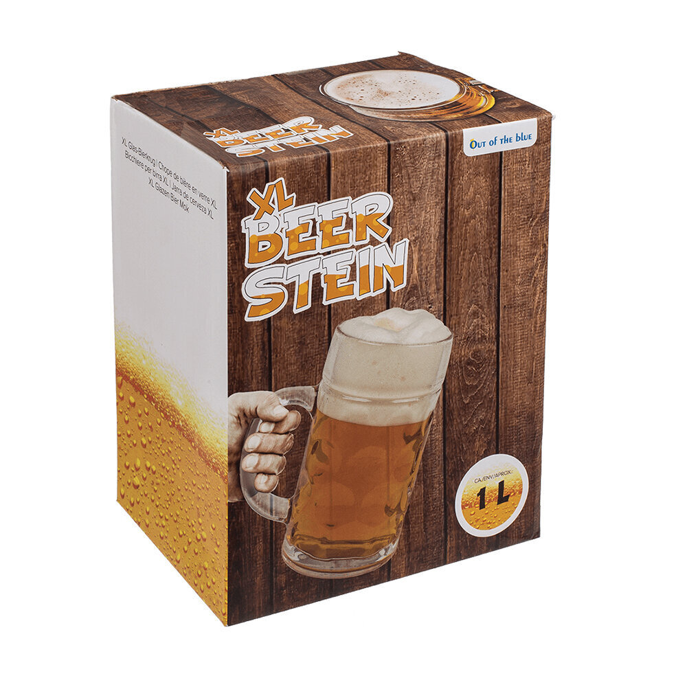 XL Õllekruus "Beer Stein" (1 liiter) цена и информация | Muud kingiideed | hansapost.ee