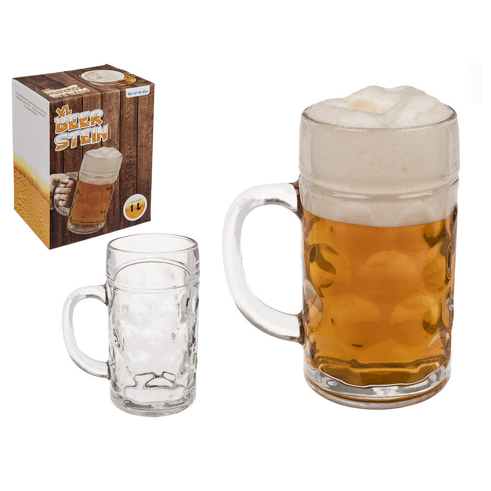 XL Õllekruus "Beer Stein" (1 liiter) hind ja info | Muud kingiideed | hansapost.ee