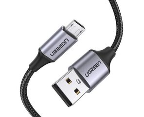 Ugreen US290 mikro -USB -kaabel, QC 3.0 2.4A, 1 m, must hind ja info | Juhtmed ja kaablid | hansapost.ee