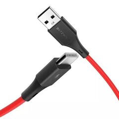 Kaabel Blitzwolf USB - USB type C, 1,8m BW-TC15, punane цена и информация | Кабели и провода | hansapost.ee