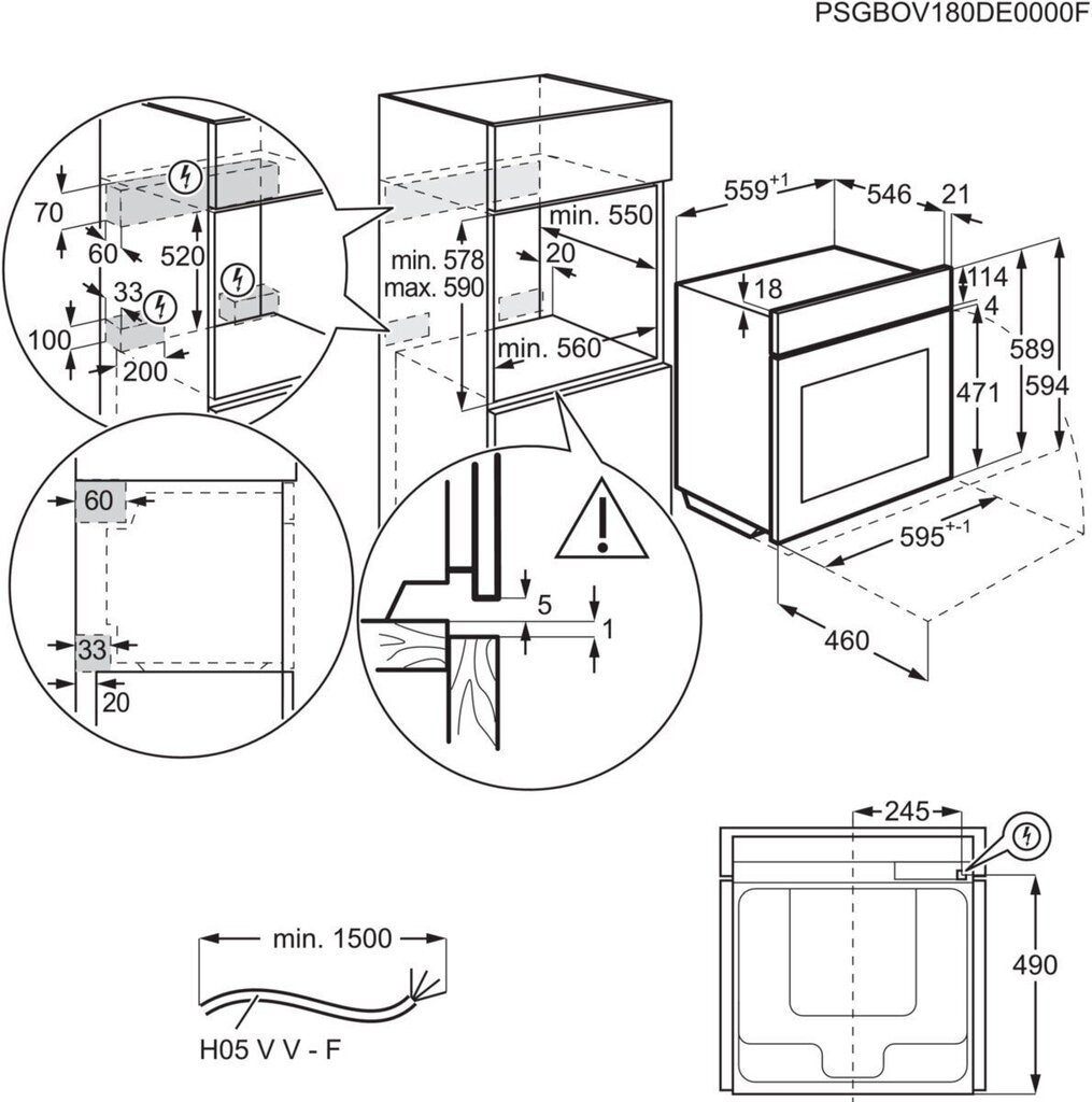 AEG BSE778380B цена и информация | Ahjud | hansapost.ee