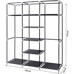 Tekstiilist kapp RYG12G, hall price and information | Cupboards | hansapost.ee