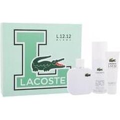 Lacoste Eau de Lacoste L.12.12 Blanc: EDT meestele 100 ml + dušigeel 50 ml + deodorant 150 ml hind ja info | Parfüümid meestele | hansapost.ee