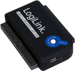 Logilink AU0006C, USB 2.0/IDE/SATA цена и информация | Адаптеры, USB-разветвители | hansapost.ee