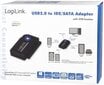 Logilink AU0006C, USB 2.0/IDE/SATA hind ja info | USB adapterid ja jagajad | hansapost.ee