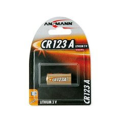 Литиевая батарея Ansmann CR123A цена и информация | Аккумуляторы для фотоаппаратов | hansapost.ee