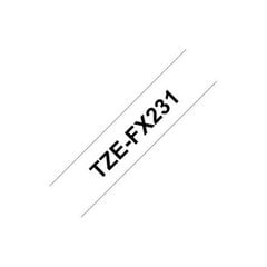 Brother TZe-FX231 TZeFX231 Kleepkirjalint - hind ja info | Printeritarvikud | hansapost.ee