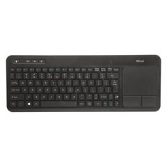 Trust - Veza Wireless Touchpad Keyboard hind ja info | Klaviatuurid | hansapost.ee