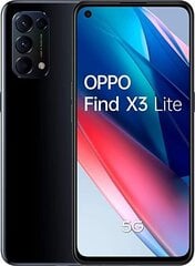 Nutitelefon Oppo Find X3 Lite 5G 128GB Dual SIM Black hind ja info | Telefonid | hansapost.ee