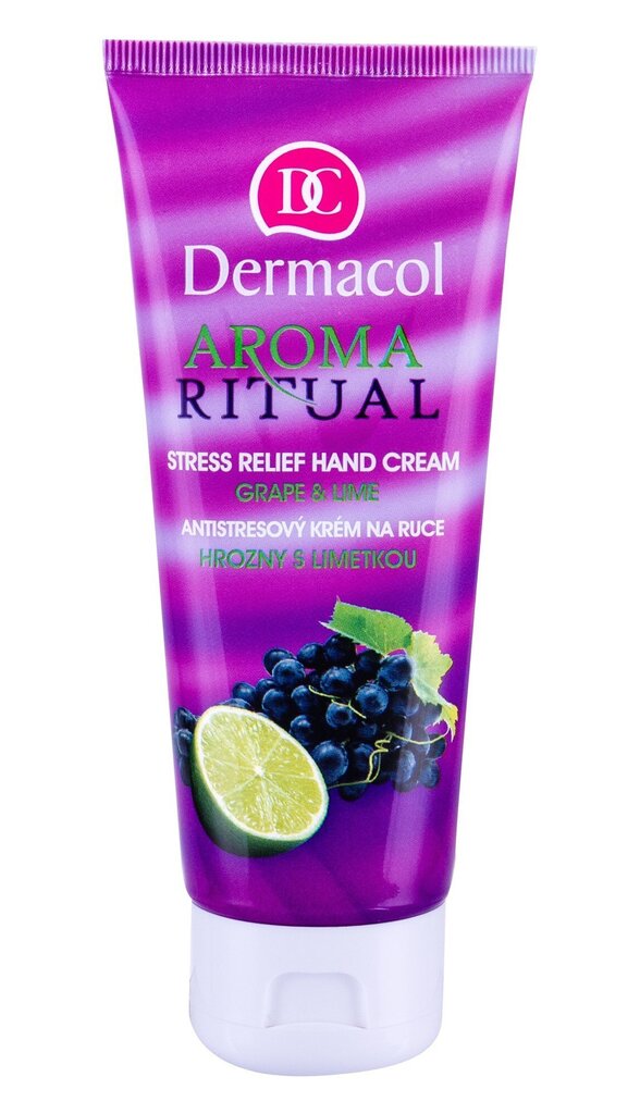 Kätekreem Dermacol Aroma Ritual Grape & Lime 100 ml цена и информация | Kehakreemid, kehaõlid ja losjoonid | hansapost.ee