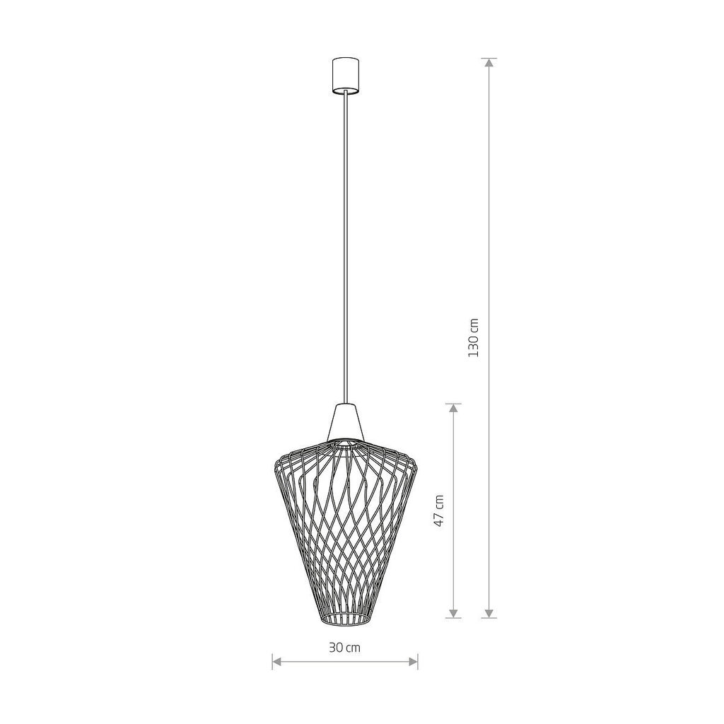 Nowodvorski Lighting rippvalgusti 8856 Wave Black L hind ja info | Rippvalgustid | hansapost.ee