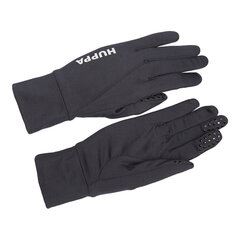 Huppa женские перчатки Rica, Черные цена и информация | Женские мятные перчатки 2016103496846 | hansapost.ee