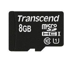 MEMORY MICRO SDHC 8GB/CLASS10 TS8GUSDCU1 TRANSCEND цена и информация | Карты памяти | hansapost.ee
