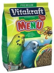 Vitakraft Menu Vital корм для волнистых попугаев, 500 g цена и информация | Корм для птиц | hansapost.ee