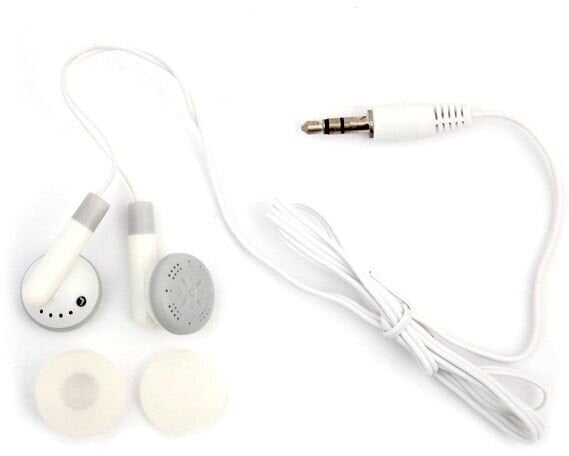 Juhtmega kõrvasisesed kõrvaklapid Fiesta XT6163, valge (40508) цена и информация | Kõrvaklapid | hansapost.ee