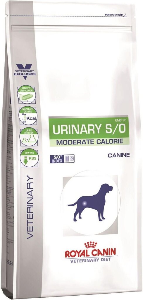 Royal Canin neeruprobleemidega koertele Urinary Moderate Calorie, 12 kg цена и информация | Koerte kuivtoit ja krõbinad | hansapost.ee