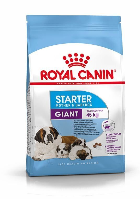 Kuivtoit koertele Royal Canin Giant Starter Mother & Babydog Universal, 15 kg цена и информация | Koerte kuivtoit ja krõbinad | hansapost.ee